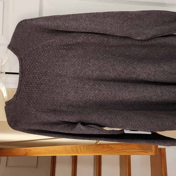 Dark Gray Milanya Cable pullover sweater - Picture 4 of 4